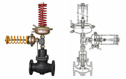 自力式壓力、壓差組合閥結構圖